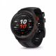 Garmin Approach S70 okosóra fekete kerámia, fekete szilikon szíjjal (ED)