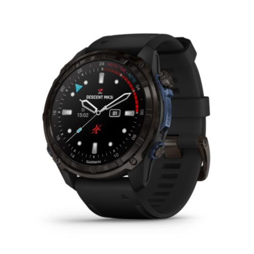 Garmin Descent Mk3I okosóra 51mm, Carbon szürke DLC Titánium, fekete szilikon szíjjal