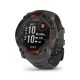 Garmin Instinct 3 SOLAR okosóra Fekete, 50 mm, sötétszürke szilikon szíjjal