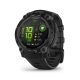 Garmin Instinct 3 - Fekete, Amoled, sötétszürke szilikon szíjjal