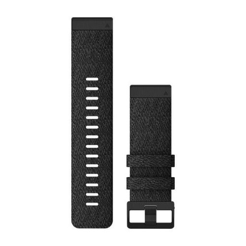 Garmin QuickFit óraszíj, 26 mm - fekete nylon, fekete csat (Fenix 6X)