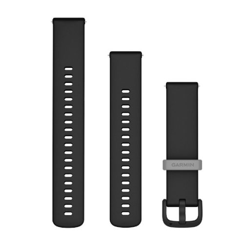 Garmin Quick Release óraszíj, 20 mm - fekete szilikon (Vívoactive 5)