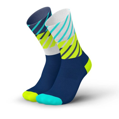 Incylence Running Diagonals futózokni Navy Canary