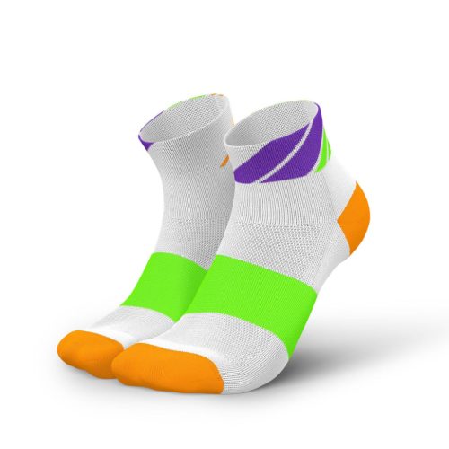 Incylence Running Ladders Short futózokni Orange Green