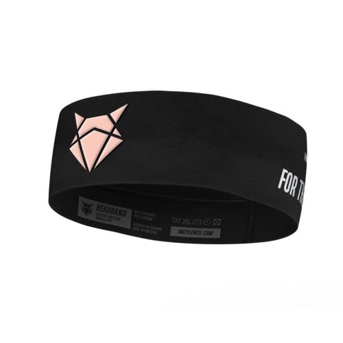 Incylence Headband V1 fejpánt Black Light Pink