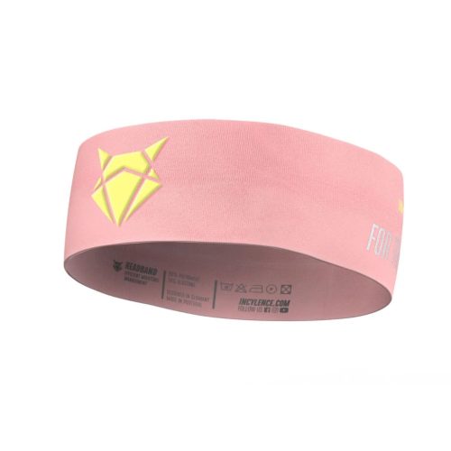 Incylence Headband V1 fejpánt Light Pink Yellow