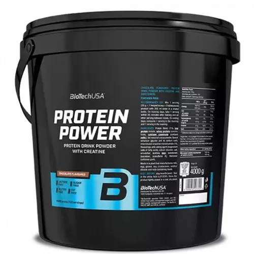BioTechUSA Protein Power - 4000 g Fehér Csokoládé