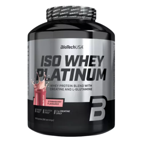BioTechUSA Iso Whey Platinum - 1816g pisztácia