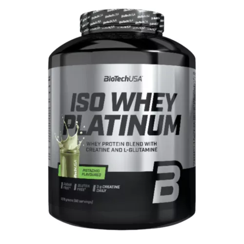 BioTechUSA Iso Whey Platinum - 1816g pisztácia