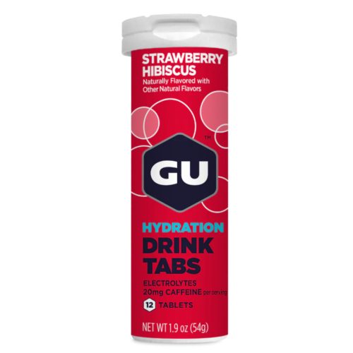 Gu Energy Hydration Drink Tabs pezsgőtabletta 12 db Eper hibiszkusz