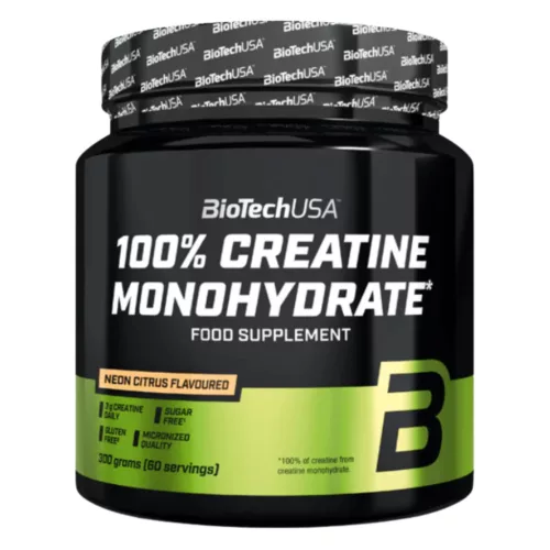 BioTechUSA 100% Creatine Monohydrate - 300 g neon citrus
