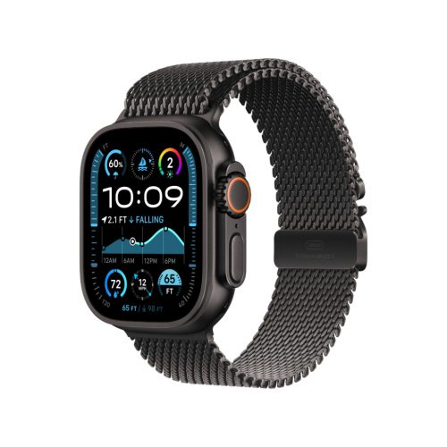 Apple Watch Ultra 2 GPS + Cellular 49 mm-es fekete titántok fekete titán milánói szíj