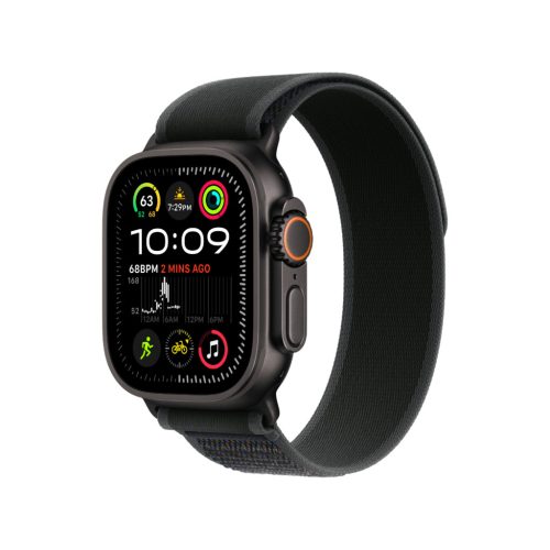 Apple Watch Ultra 2 GPS + Cellular 49 mm-es fekete titántok fekete terep pánt