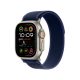 Apple Watch Ultra 2 GPS + Cellular 49 mm-es natúr titántok kék terep pánt