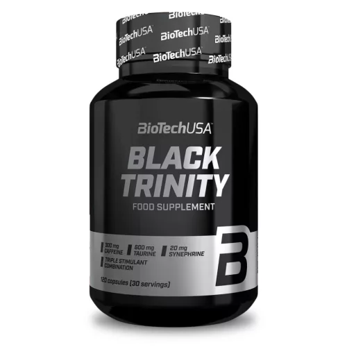BioTechUSA Black Trinity teljesítményfokozó - 120 db kapszula