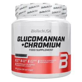 BioTechUSA Glucomannan + Chromium - 225 g Ízesítetlen