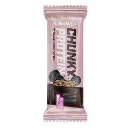 BioTechUSA Chunky Protein bar - 50 g Black Biscuit