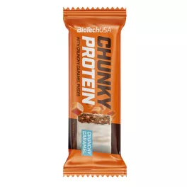 BioTechUSA Chunky Protein bar - 50 g Crunchy Caramell