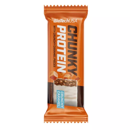 BioTechUSA Chunky Protein bar - 50 g Crunchy Caramell