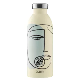   24BOTTLES Clima rozsdamentes acél termosz 500ml - White calypso