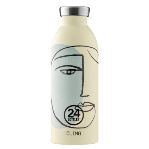 24BOTTLES Clima rozsdamentes acél termosz 500ml - White calypso