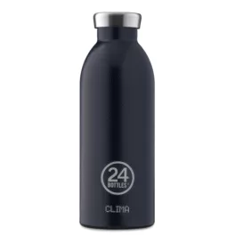 24BOTTLES Clima rozsdamentes acél termosz 500ml - Deep Blue