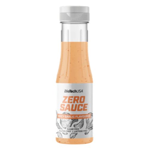 BioTechUSA Zero Sauce - 350 ml fűszeres fokhagyma