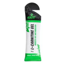 4Energy energia zselé L-carnitine-nel - 70 g Citromos - zöldtea 