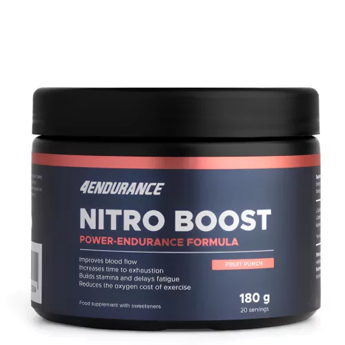 4Endurance Pro Nitro Boost por - 180 g gyümölcs puncs