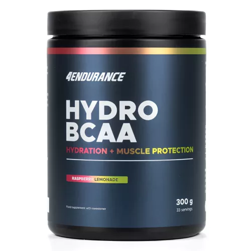 4Endurance Pro Hydro BCAA por - 300 g Málna - limonádé