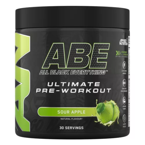 Applied Nutrition All Black Everything edzés elötti italpor - 375 g savanyú alma