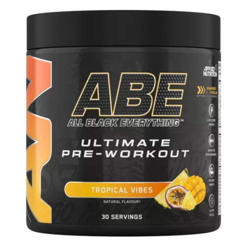 Applied Nutrition All Black Everything edzés elötti italpor - 375 g Trópusi