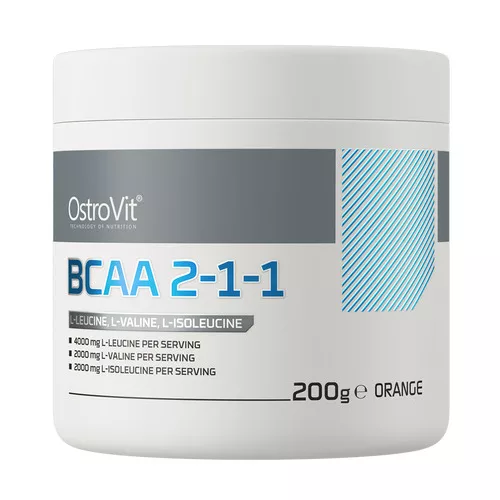 OstroVit BCAA 2-1-1 200 g - Narancs