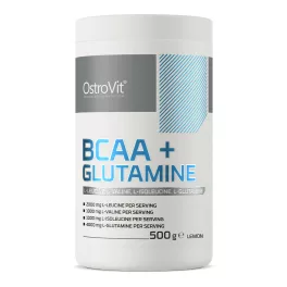 OstroVit BCAA + Glutamine 500 g - Citrom