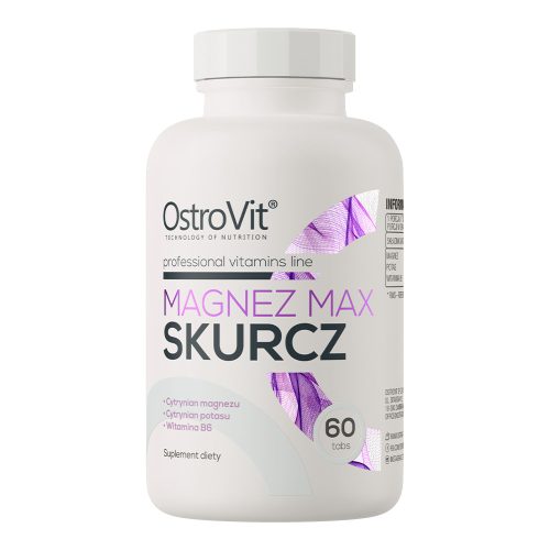 OstroVit Magnesium Max Cramp - 60 tabletta