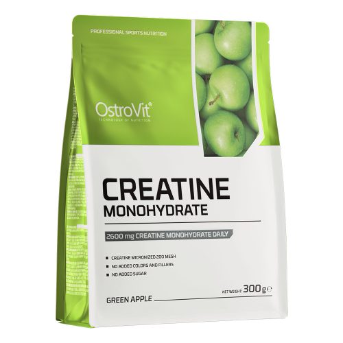 OstroVit Creatine Monohydrate 300 g - Zöld alma