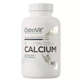 OstroVit Vitamin D3 + K2 + Calcium - 90 tabletta