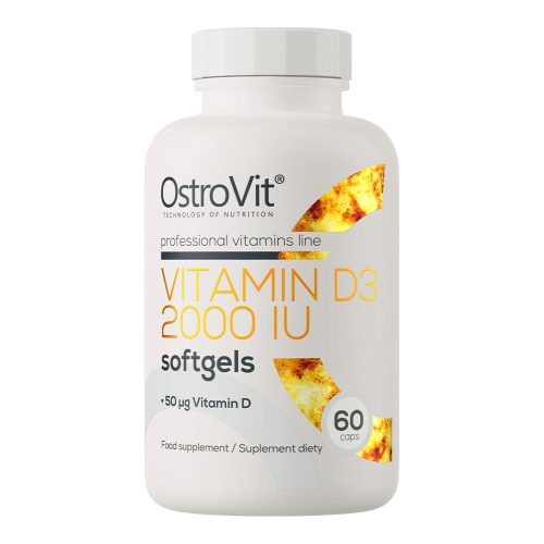 OstroVit Vitamin D3 2000 IU - 60 lágykapszula