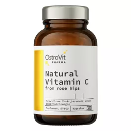   OstroVit  Pharma Natural Vitamin C from Rose Hips - 30 kapszula