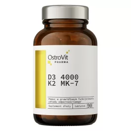 OstroVit  Pharma D3 4000 IU + K2 MK-7 - 90 tabletta