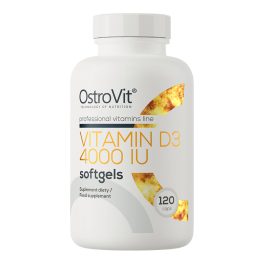 OstroVit  Vitamin D3 4000 IU - 120 lágykapszula