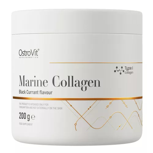 OstroVit Marine Collagen 200 g - Feketeribizli