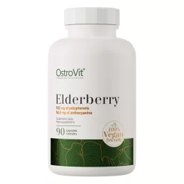 OstroVit Elderberry VEGE - 90 kapszula