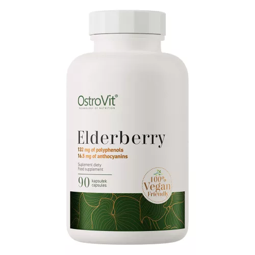 OstroVit Elderberry VEGE - 90 kapszula