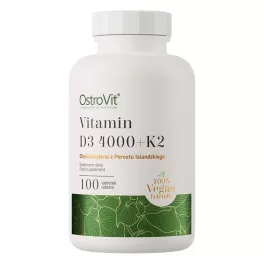 OstroVit  Vitamin D3 4000 IU + K2 VEGE - 100 tabletta