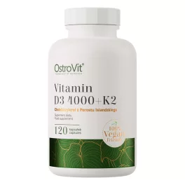 OstroVit Vitamin D3 4000 IU + K2 VEGE - 120 kapszula