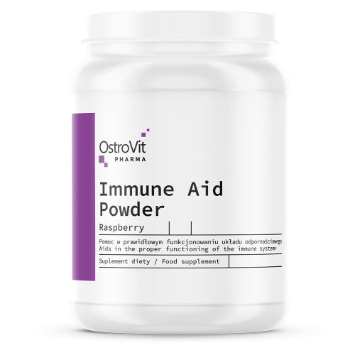 OstroVit Pharma Immune Aid Powder 100 g - Málna