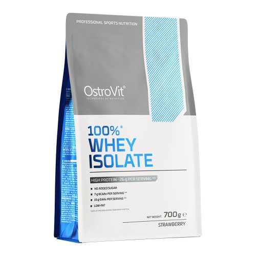 OstroVit 100% Whey Isolate fehérje 700 g - Eper