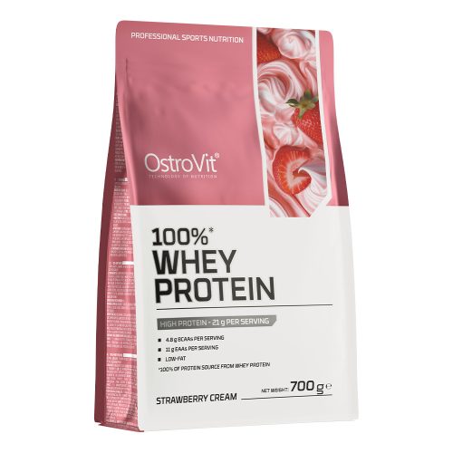 OstroVit 100% Whey Protein fehérje 700 g - Eper krém