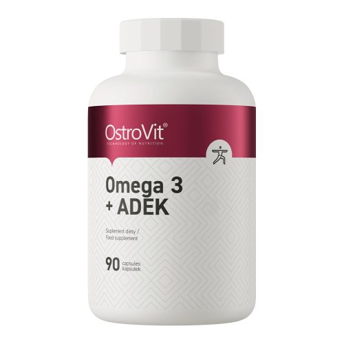 OstroVit Omega 3 + ADEK - 90 kapszula
